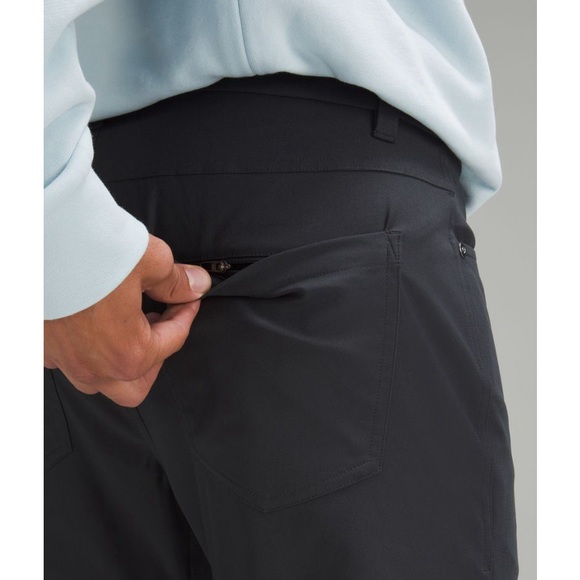 Lululemon Men ABC Slim-Fit 5 Pocket Pant - Dark Gray - Picture 4 of 14